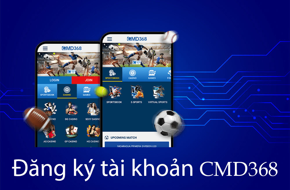 đăng ký tài khoản cmd368